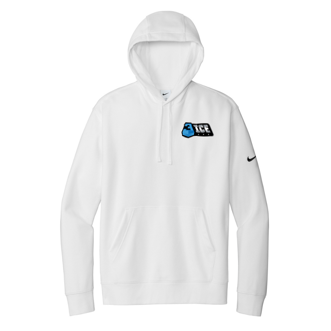 3ICE Nike Club Fleece Sleeve Swoosh Pullover Hoodie