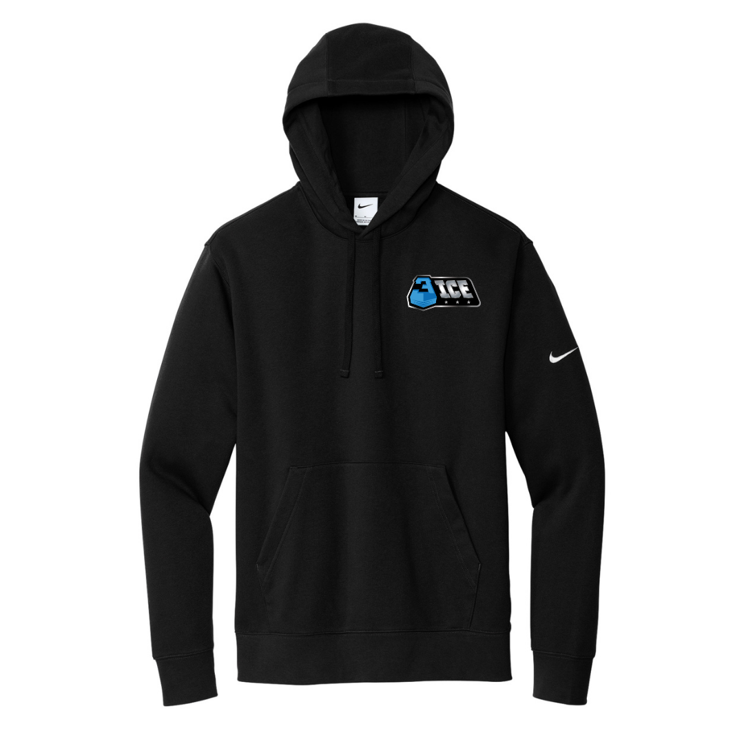 3ICE Nike Club Fleece Sleeve Swoosh Pullover Hoodie